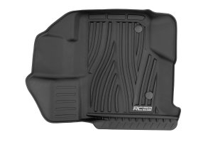 Ford F-150 Flex-Fit Floor Mats - Front - Rough Country - '15-'24 Ford F-150 Flex-Fit Floor Mats - Front - Rough Country - '15-'24